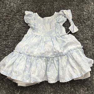 Jason Wu Blue Flutter Sleeve Toddler Girl Dress Size 12 months